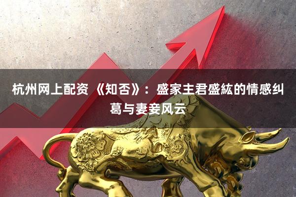 杭州网上配资 《知否》：盛家主君盛紘的情感纠葛与妻妾风云